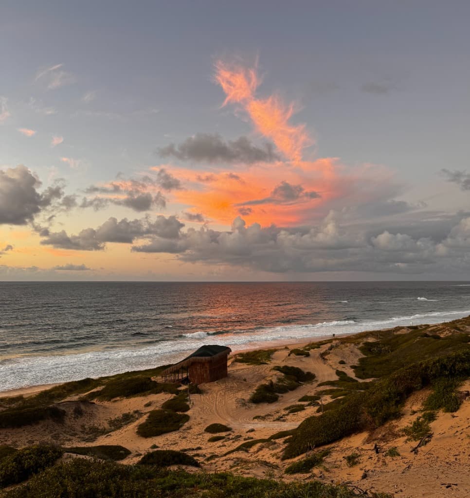 Natural light streaming into villa interior